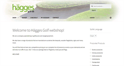 Desktop Screenshot of haggesgolf.com