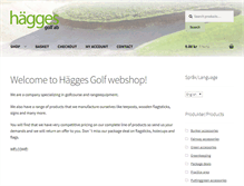 Tablet Screenshot of haggesgolf.com